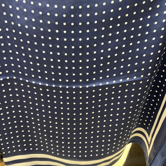 Polka Dots Scarf - Blue