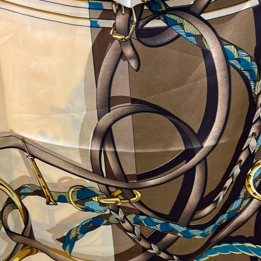 Regency Ride Scarf - Beige