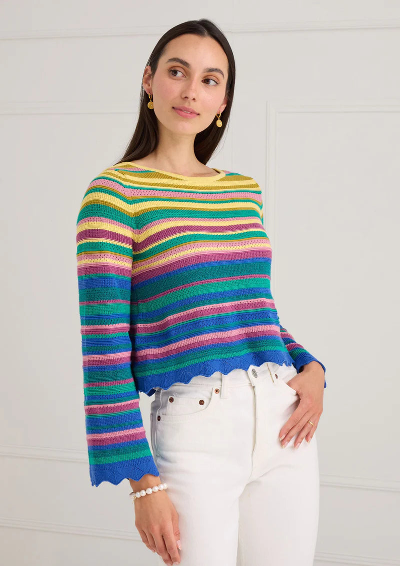 Abigail Sweater - Sunset Stripe