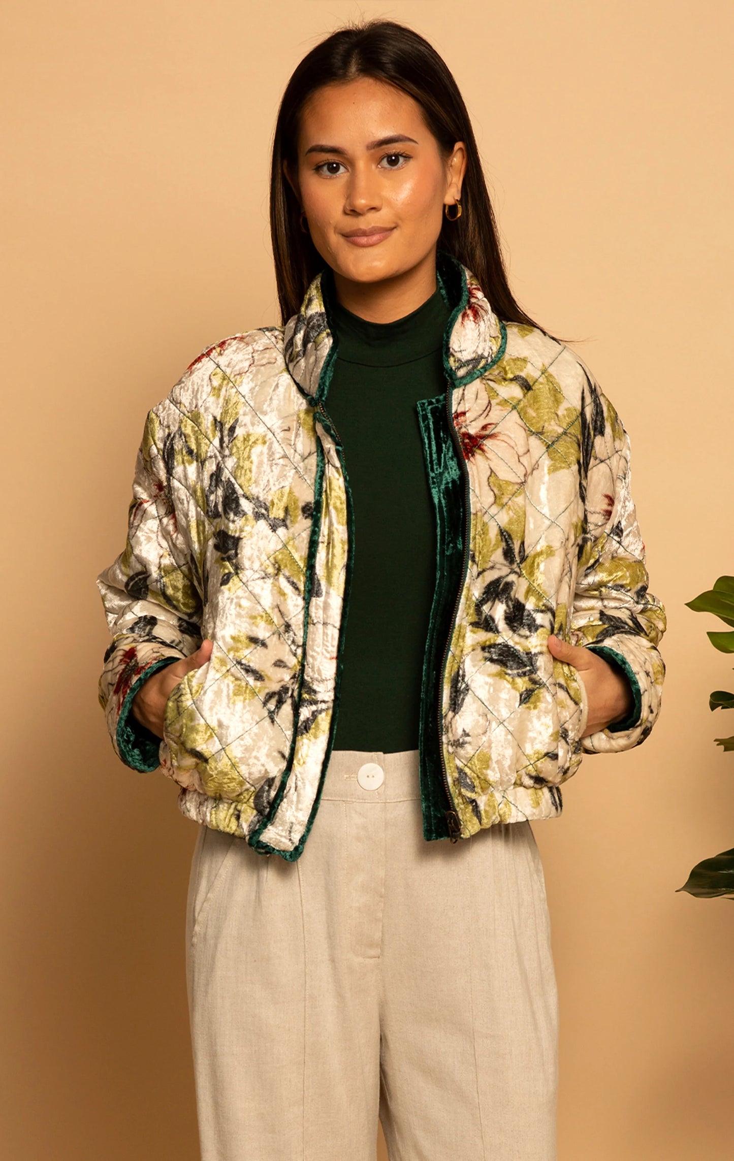 Quinn Quilted Jacket - Winter Sage