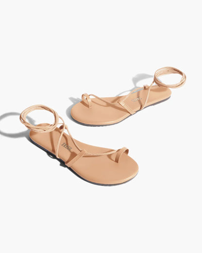 TKEES Jo Leather Sandals - Purdy