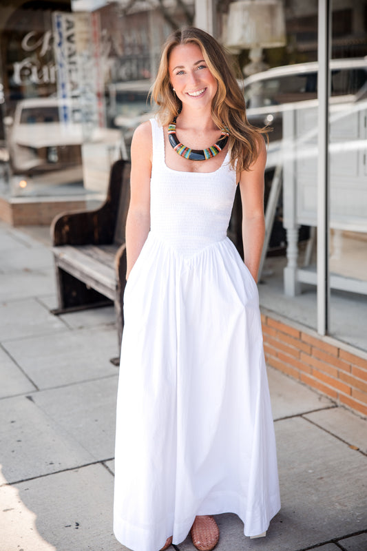 Sienna Maxi Dress - White