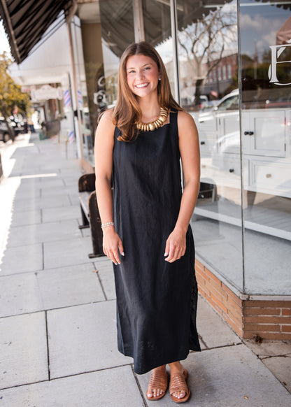 Ashanti Midi Dress - Black