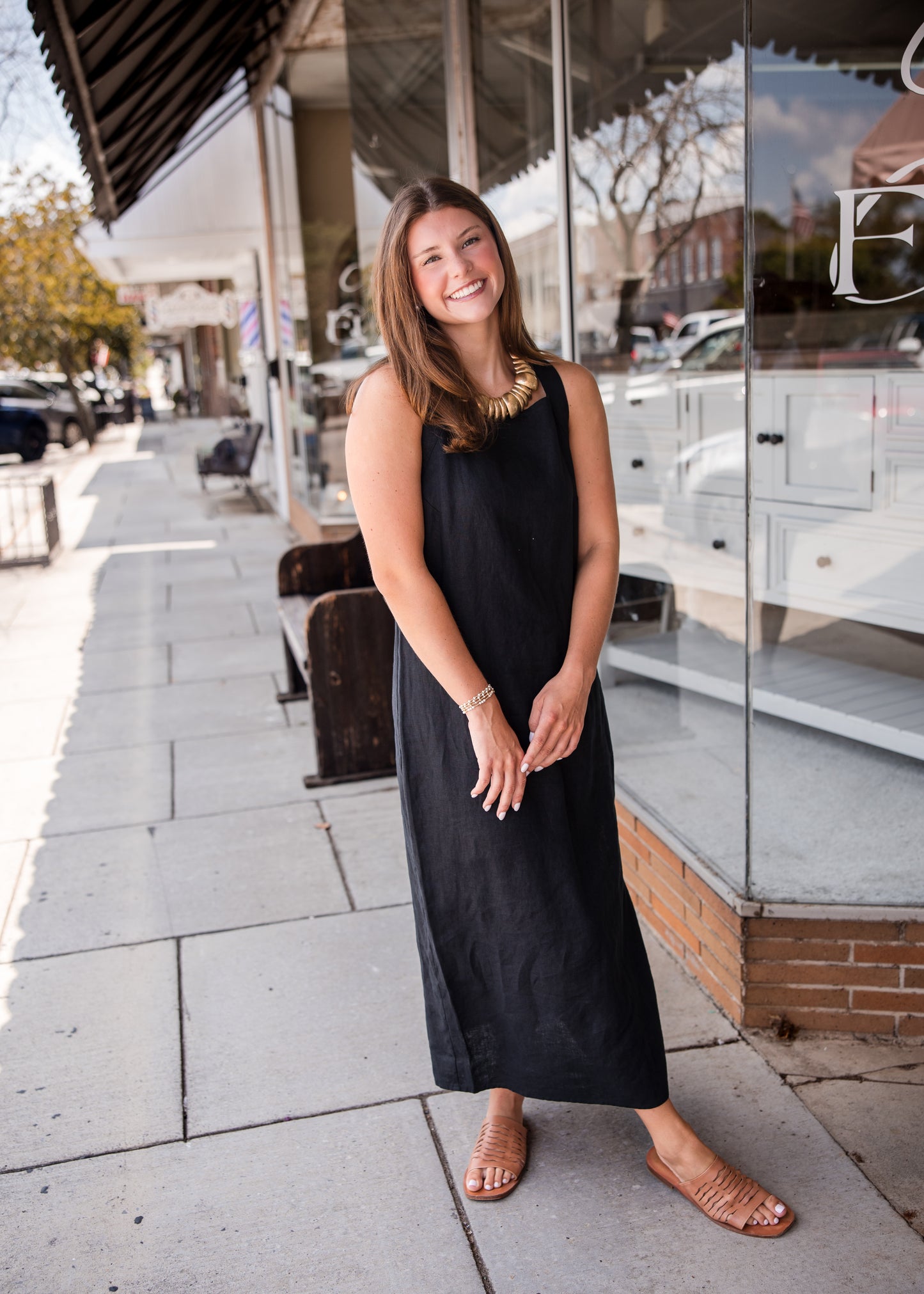 Ashanti Midi Dress - Black