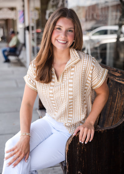 Riviera Top - Piazza Stripe