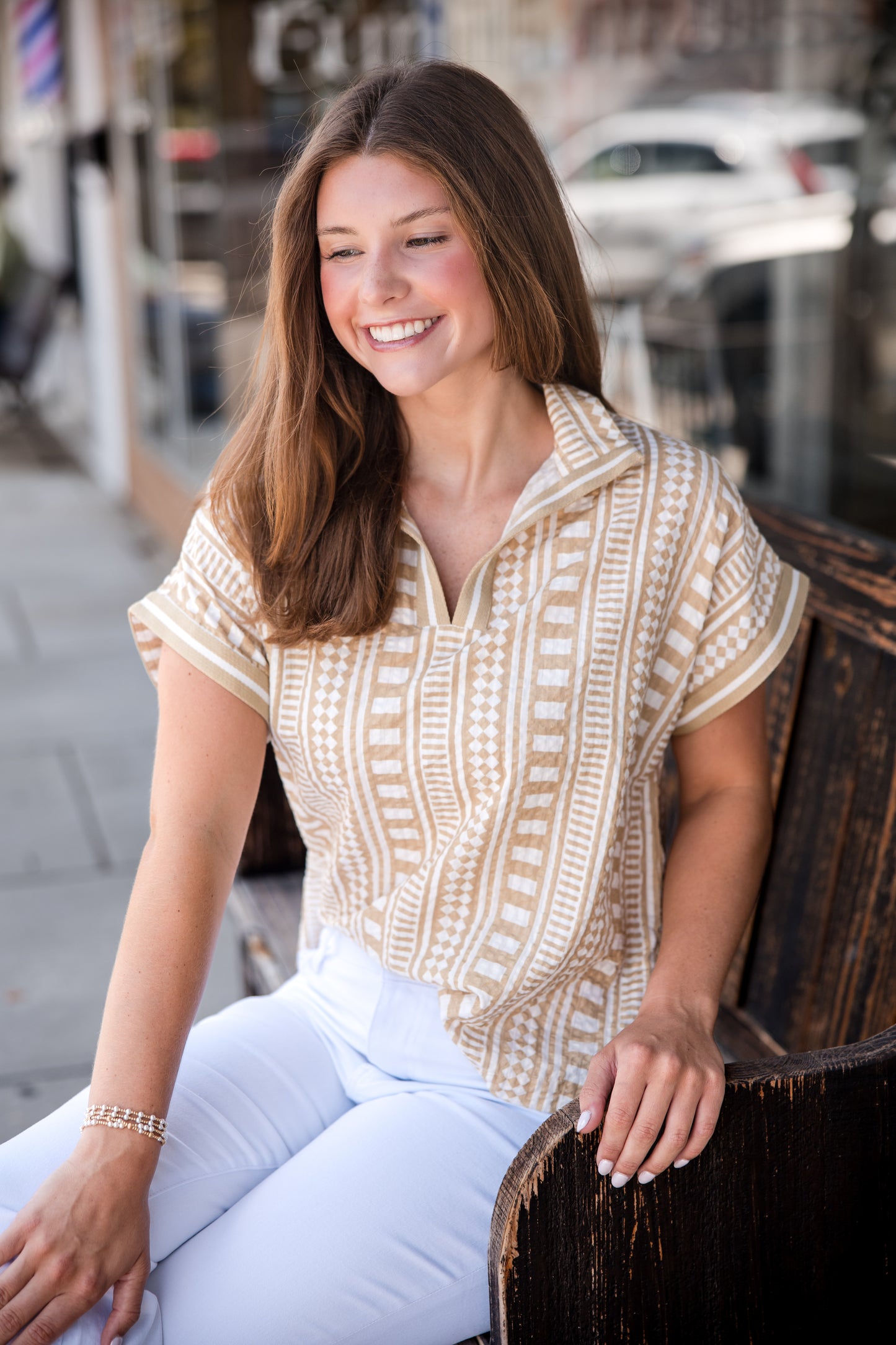 Riviera Top - Piazza Stripe