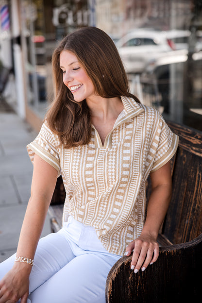 Riviera Top - Piazza Stripe