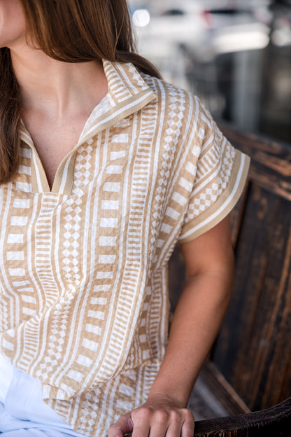 Riviera Top - Piazza Stripe