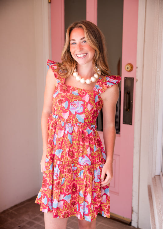Maya Dress - Retro Floral