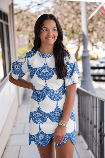 Harmony Dress - Seabreeze Medallion