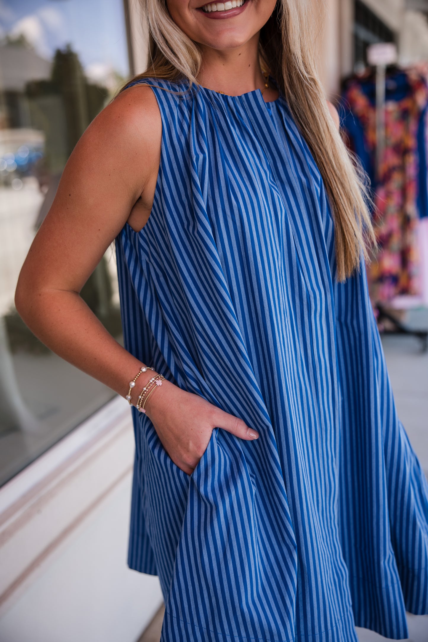 Angela Dress - Electric Blue