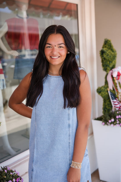 Vito Dress - Blue Jean