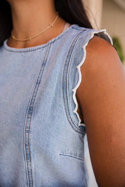 Vito Dress - Blue Jean