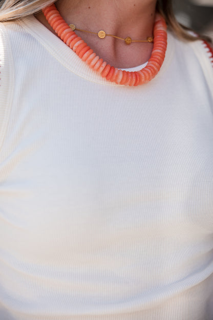 Immacolata Tank Top - Cream
