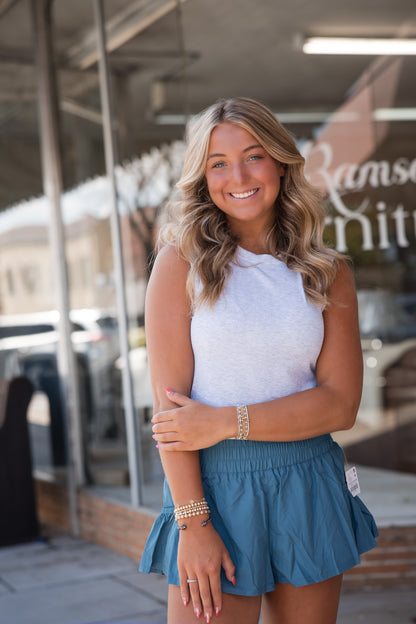 Free People Get Your Flirt On Short - Riptide