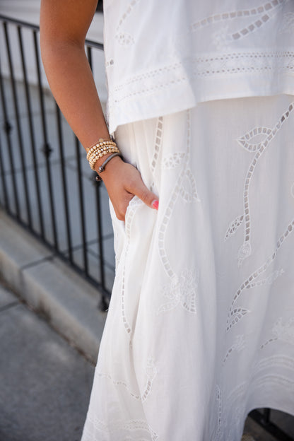 Winslow Midi Dress - Ivory