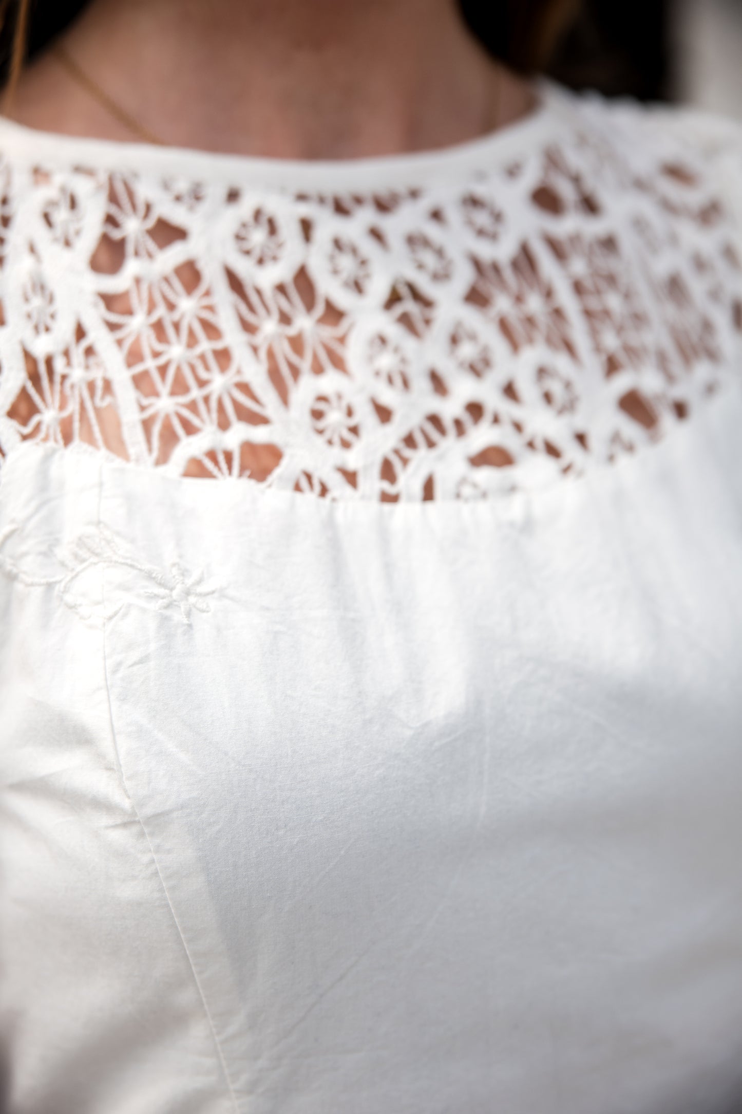 Gail Mini Dress - Ivory