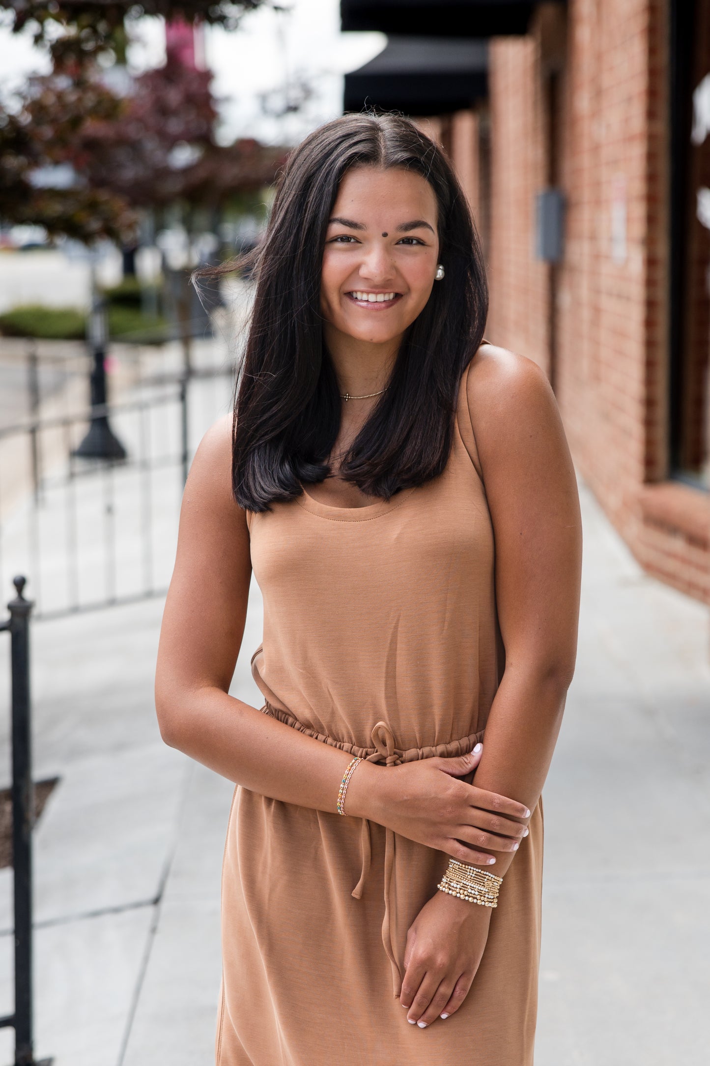 Spanx AirEssentials Drawstring Maxi Tank Dress - Maplewood