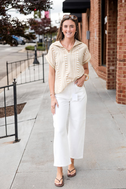Riviera Top - Piazza Stripe
