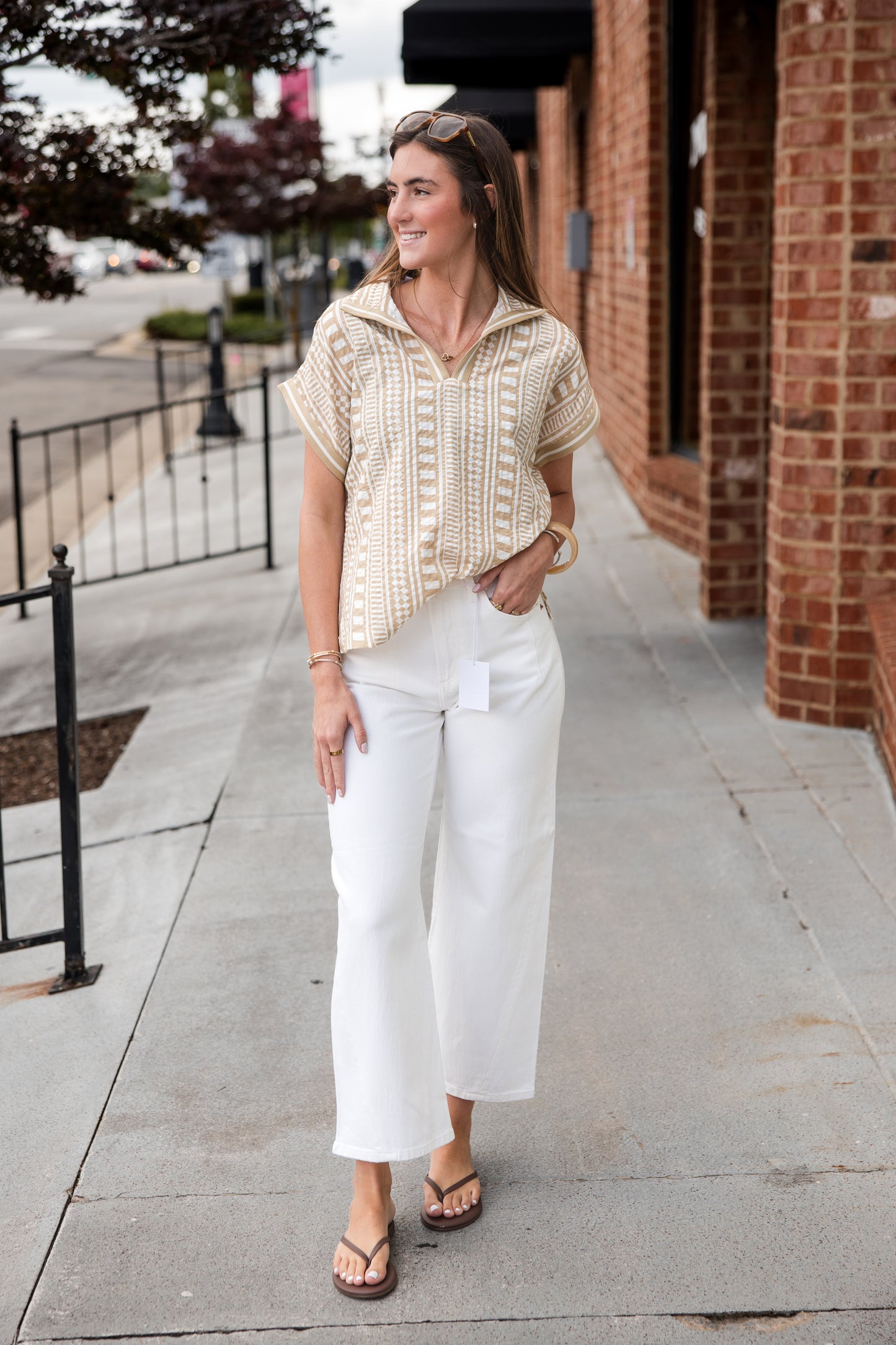 Riviera Top - Piazza Stripe