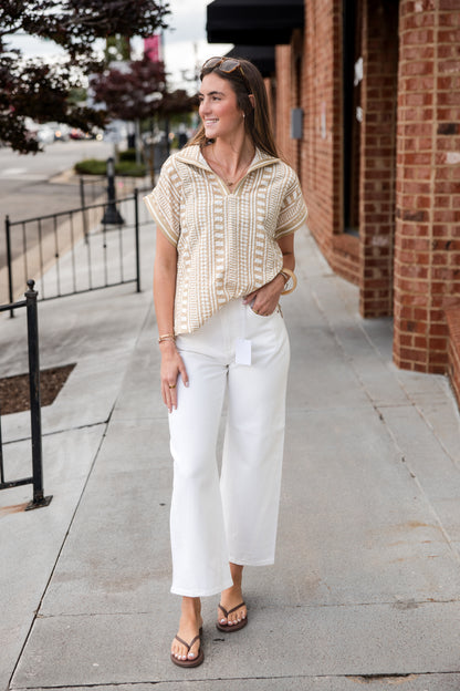 Riviera Top - Piazza Stripe