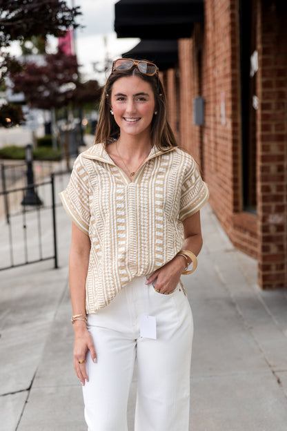 Riviera Top - Piazza Stripe