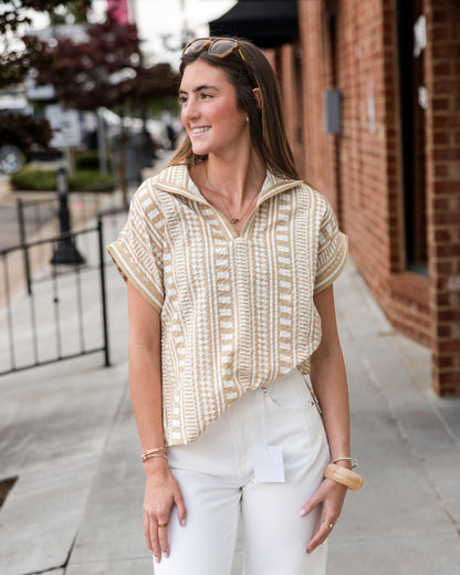 Riviera Top - Piazza Stripe