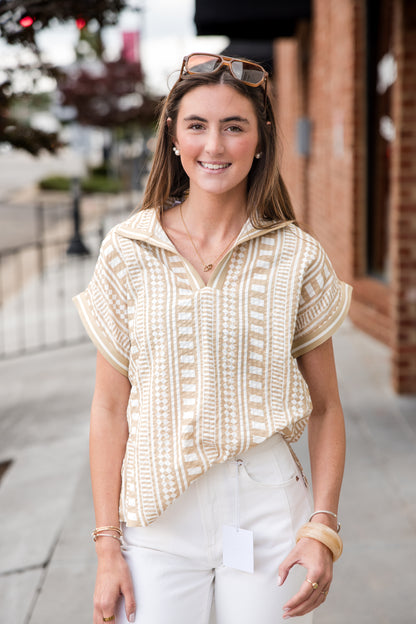 Riviera Top - Piazza Stripe