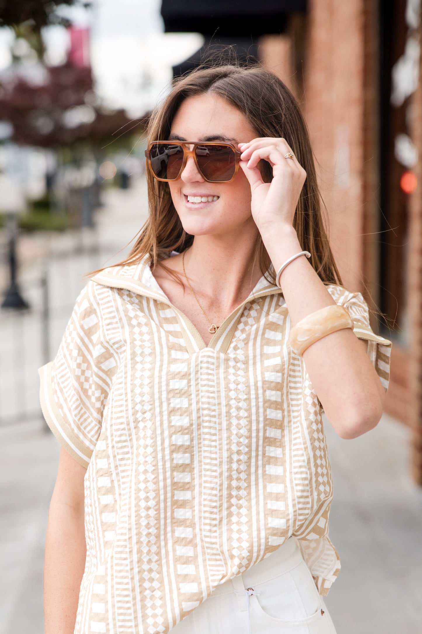 Riviera Top - Piazza Stripe