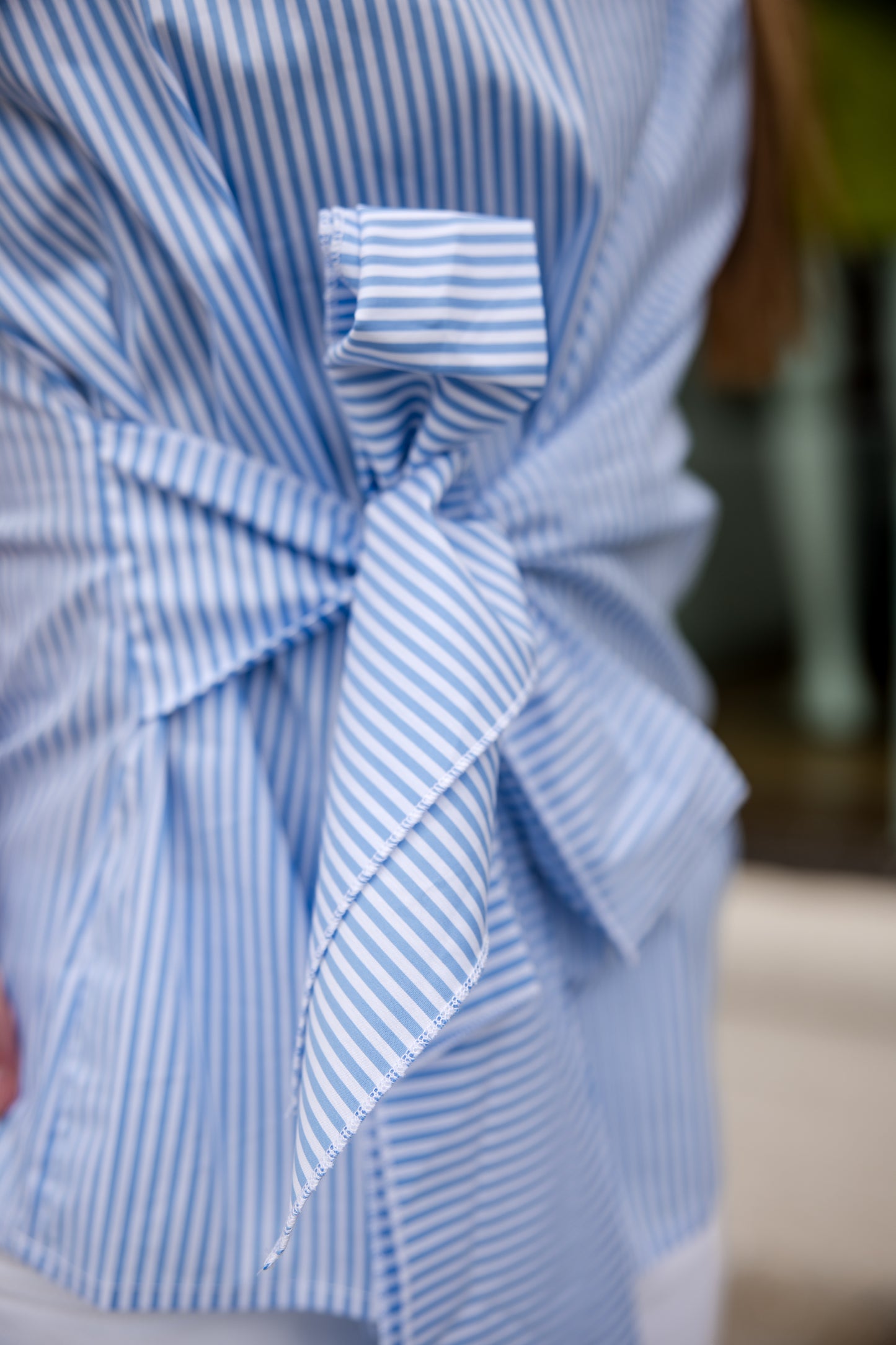 Crisp Classic Bow Top - Blue Combo