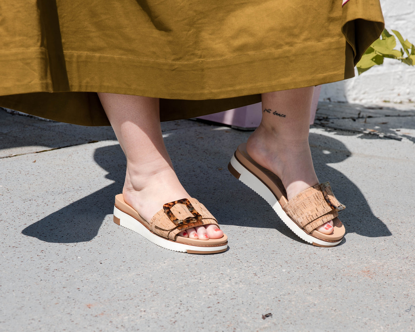 Sam Edelman Ariane Slide Sandal - Natural Cork