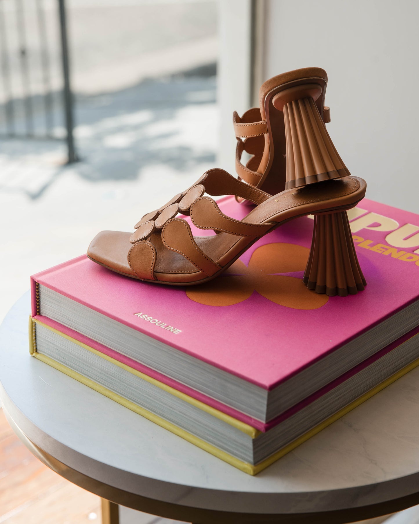 Jessica Heeled Sandal -  Tan