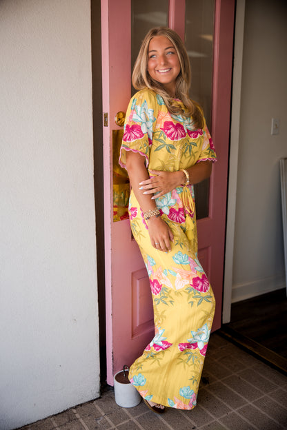 Presley Pants - Tropical Bamboo