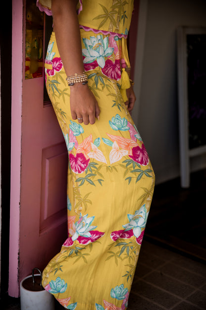 Presley Pants - Tropical Bamboo