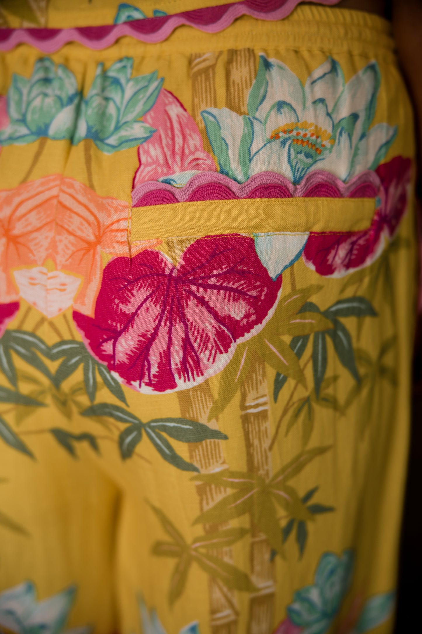 Presley Pants - Tropical Bamboo