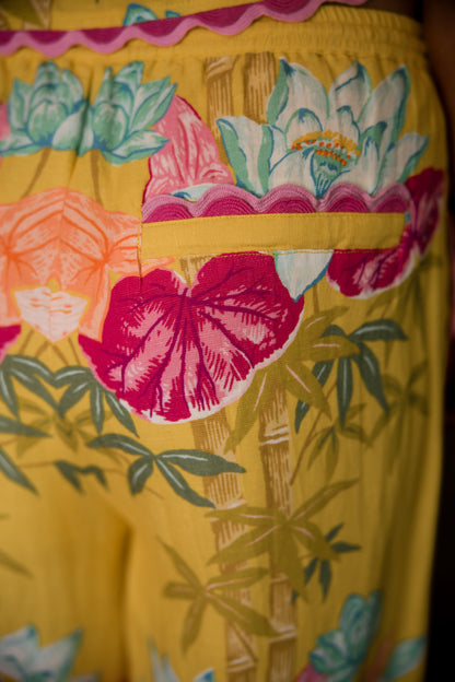 Presley Pants - Tropical Bamboo
