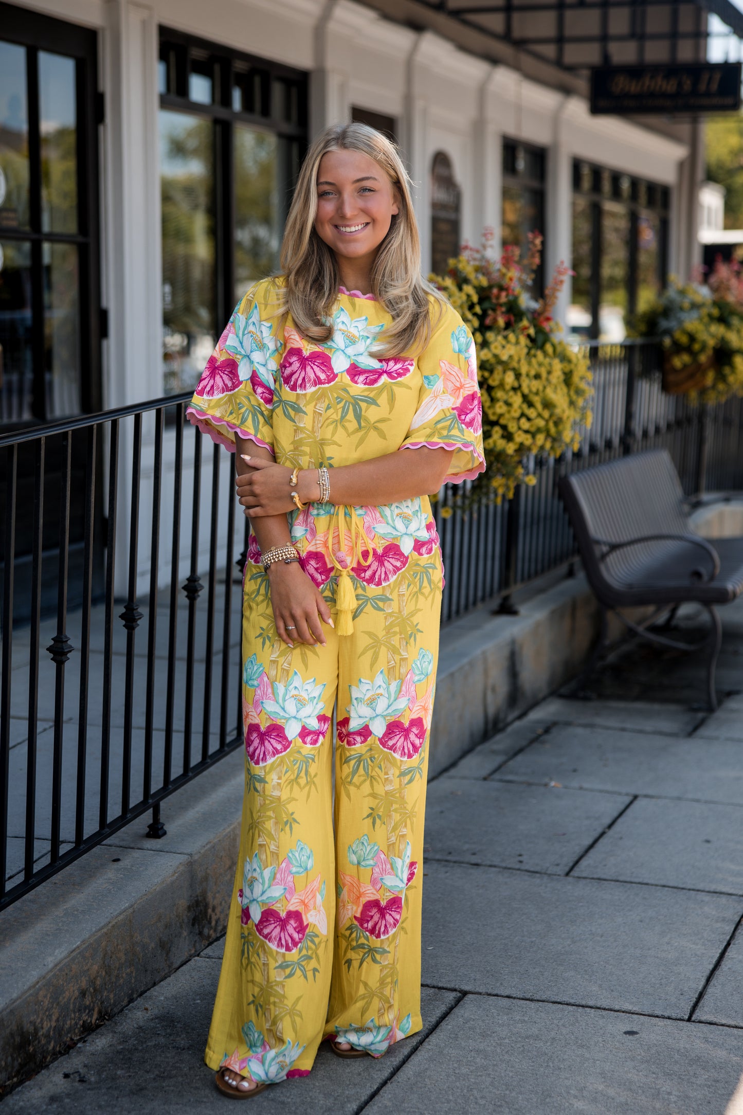 Presley Pants - Tropical Bamboo