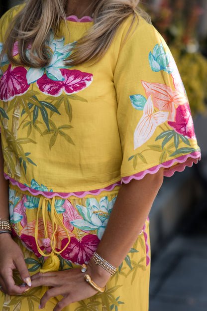 Paloma Top - Tropical Bamboo