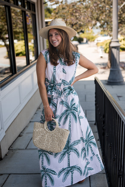 Marisol Skirt - Coconut Palm