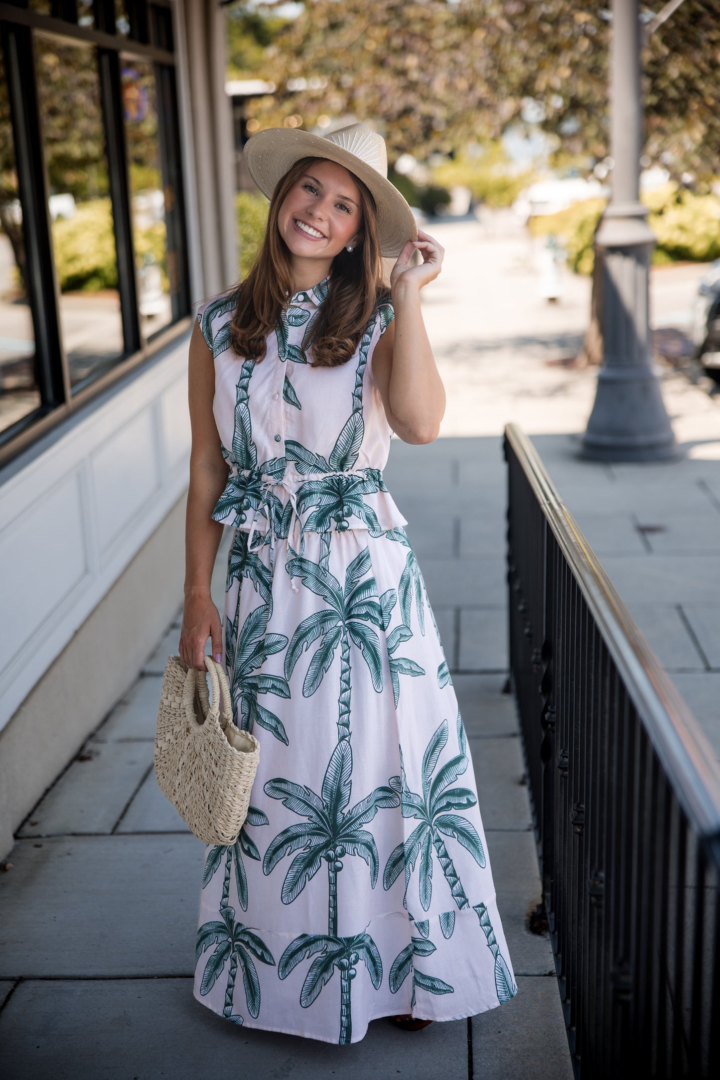 Marisol Skirt - Coconut Palm