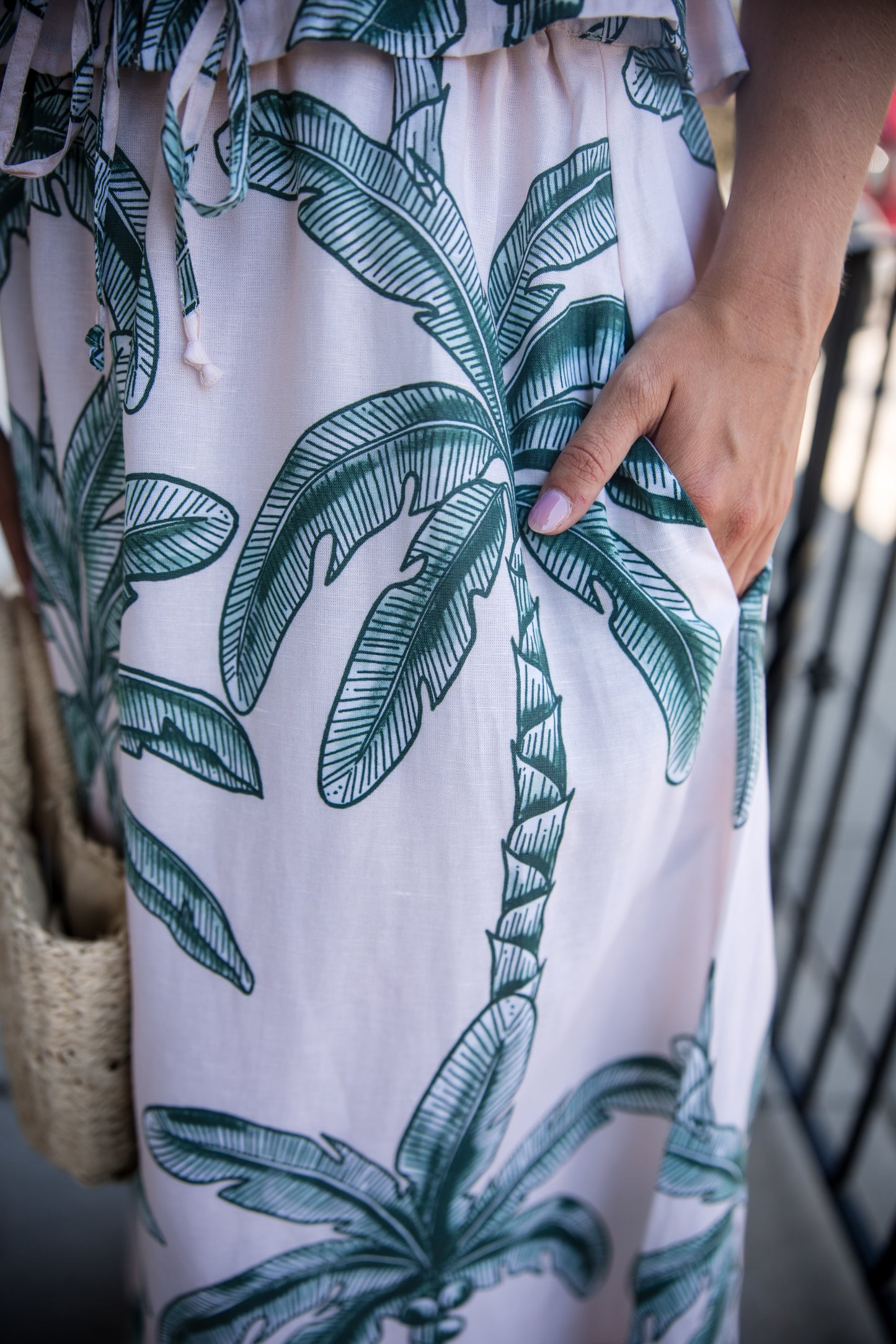 Marisol Skirt - Coconut Palm