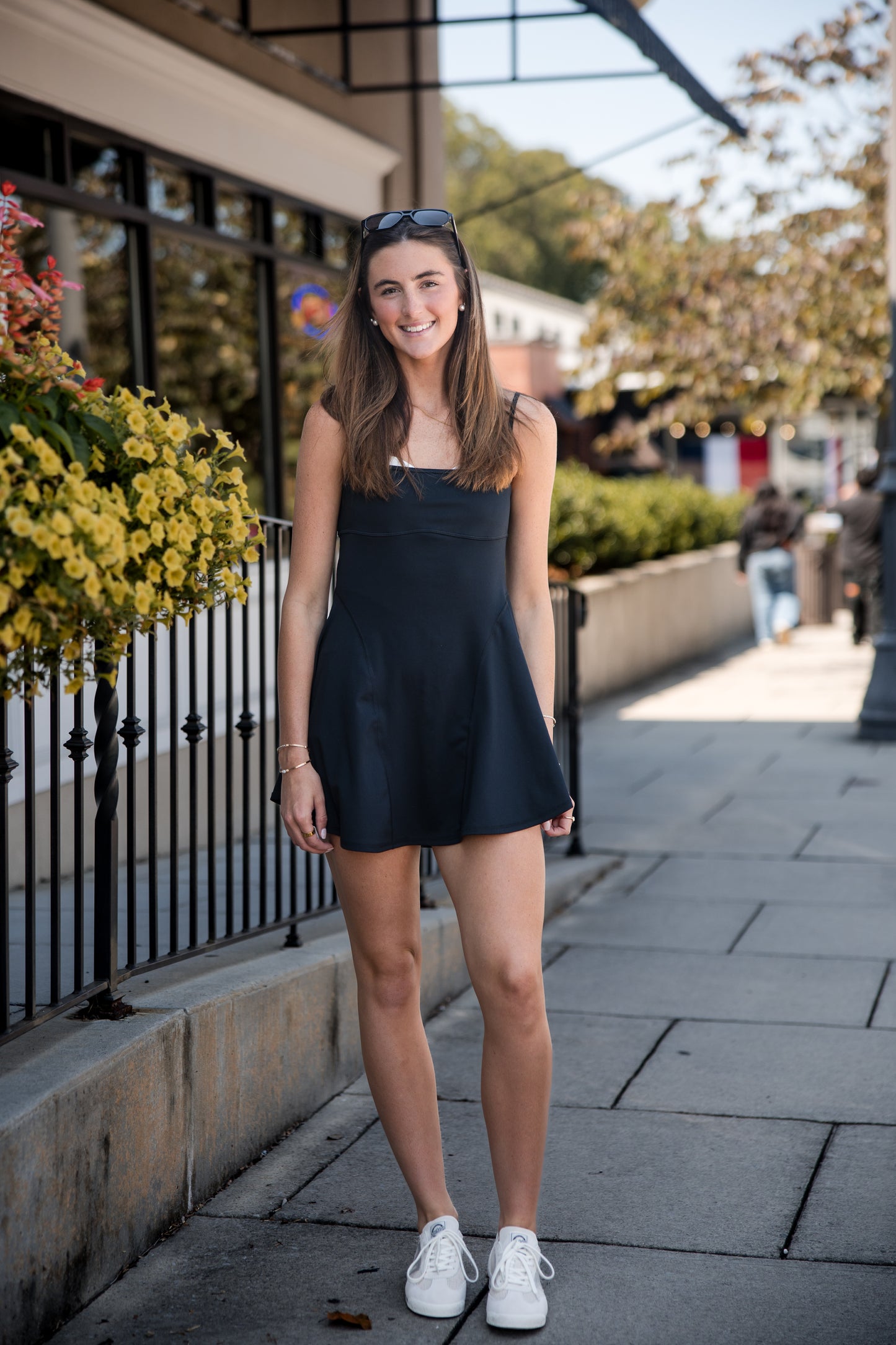 Free People Baseline Tennis Dress - Black