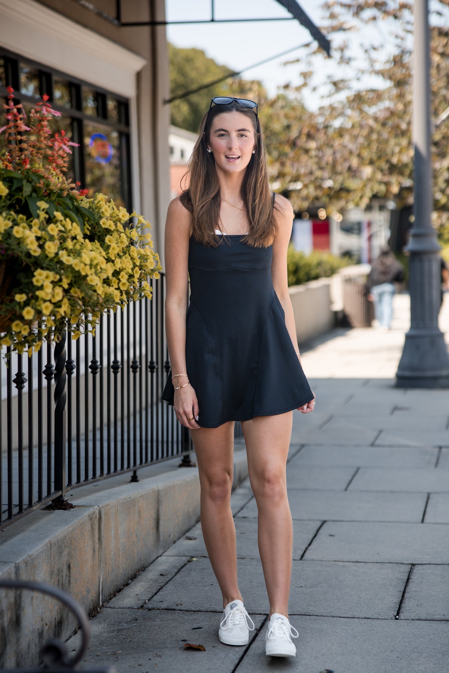 Free People Baseline Tennis Dress - Black