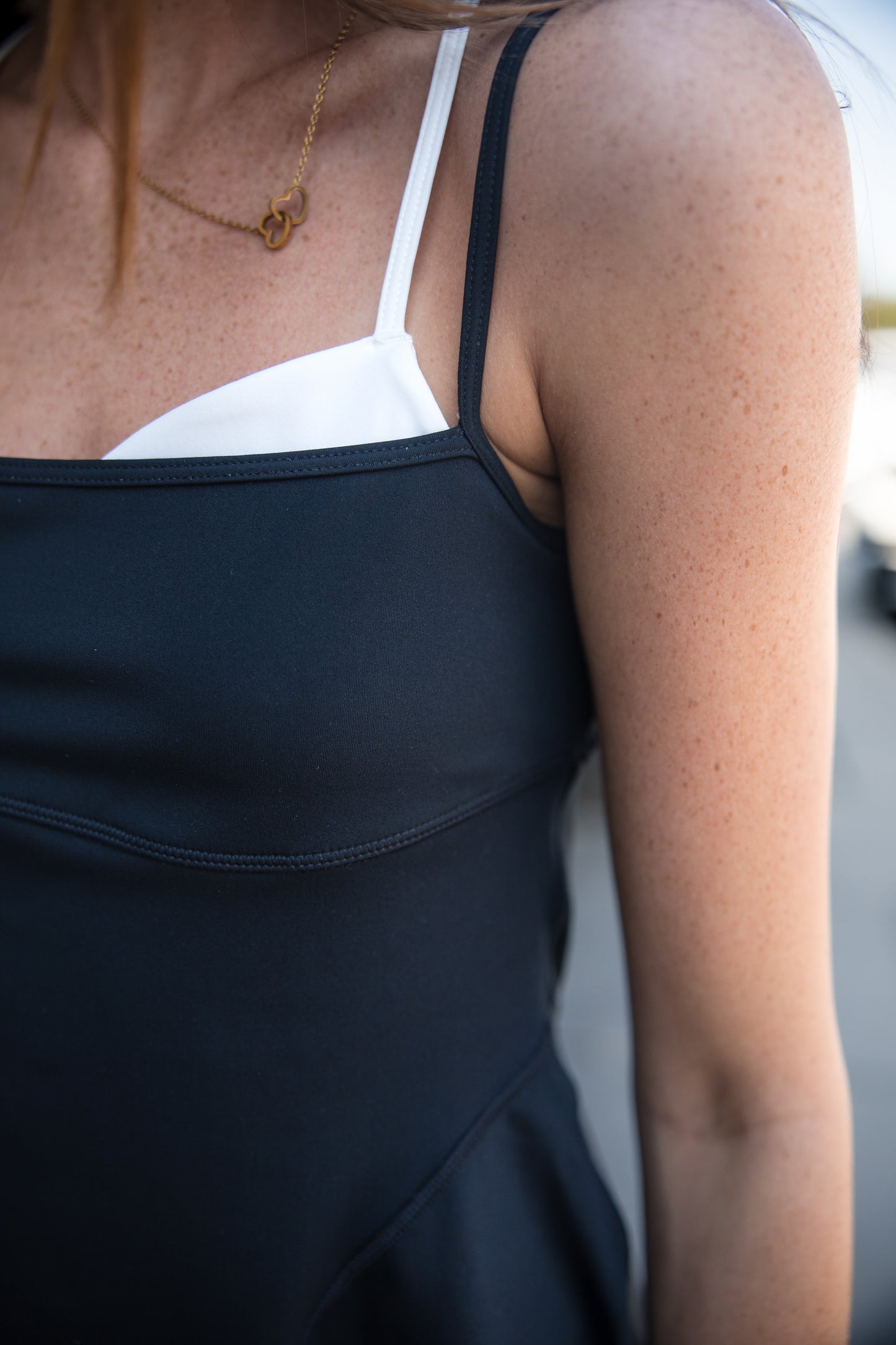 Free People Baseline Tennis Dress - Black