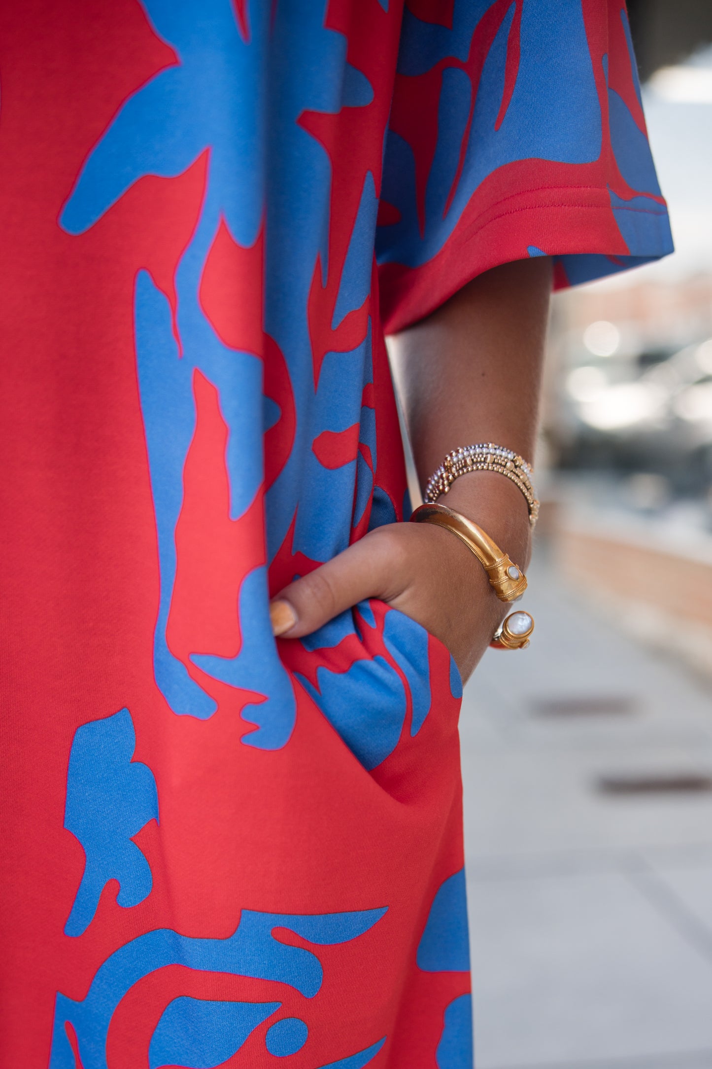 Tilly Dress - Rouge Majorelle