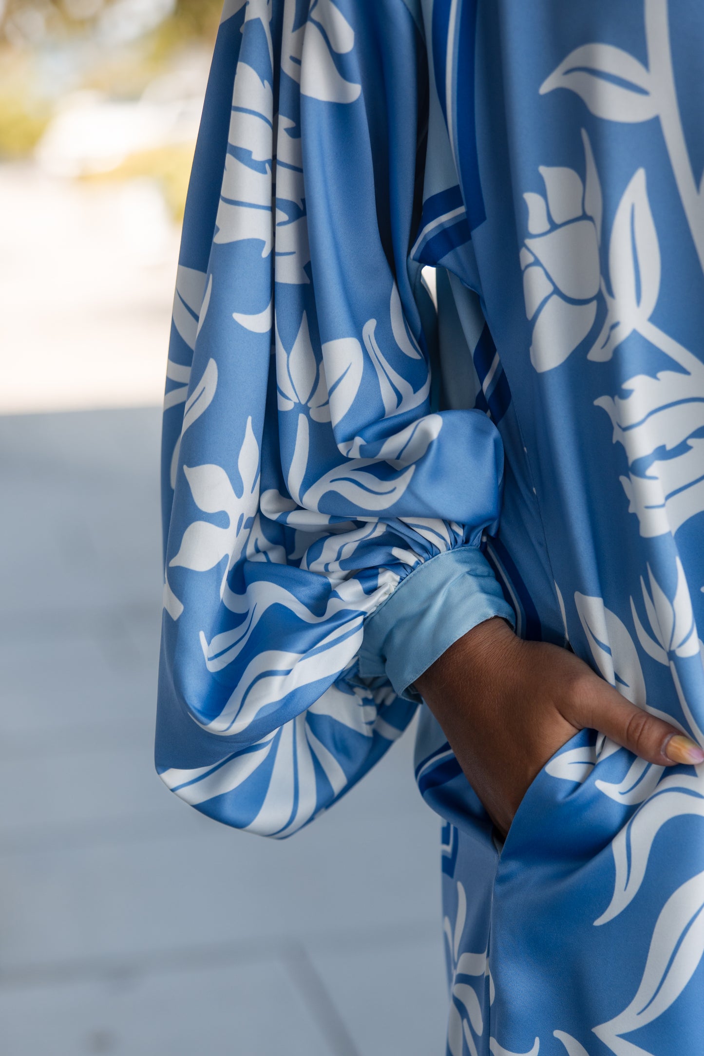 Fiona Dress - Dutch Tile