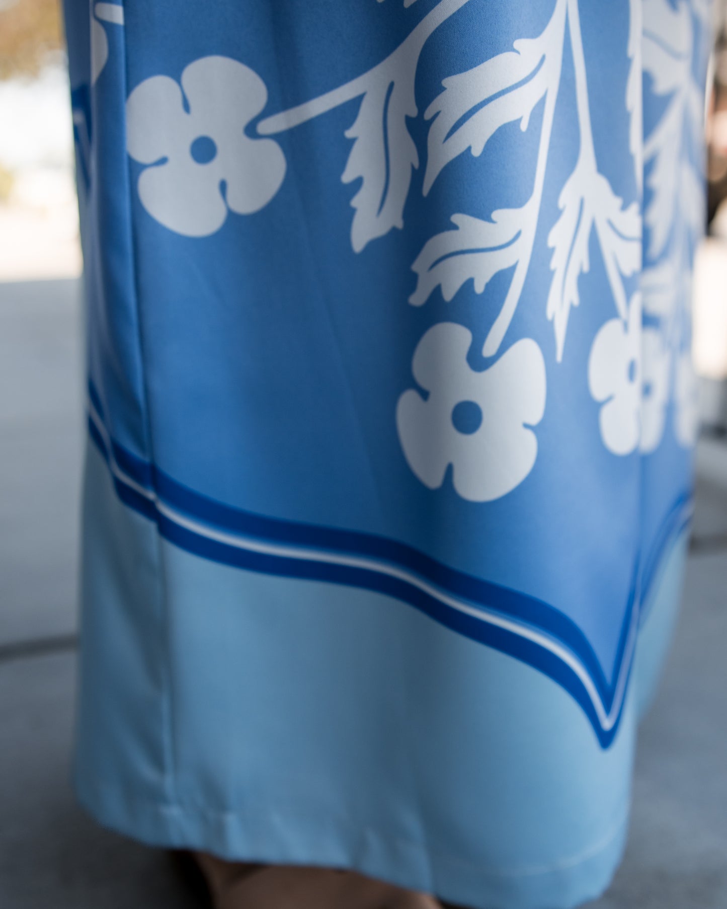 Fiona Dress - Dutch Tile
