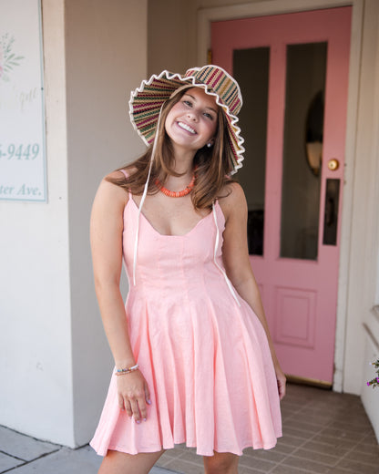 Tyra Mini Dress - Peach