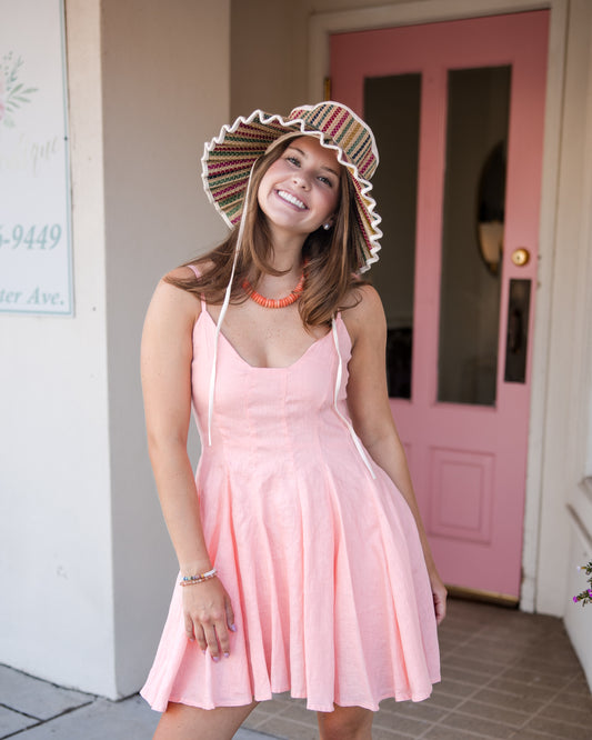 Tyra Mini Dress - Peach