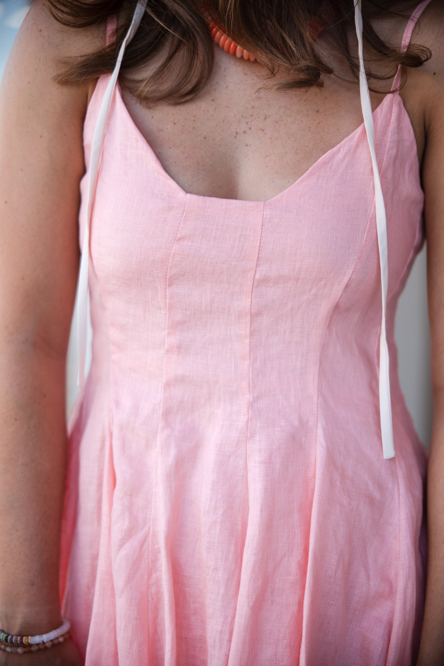 Tyra Mini Dress - Peach
